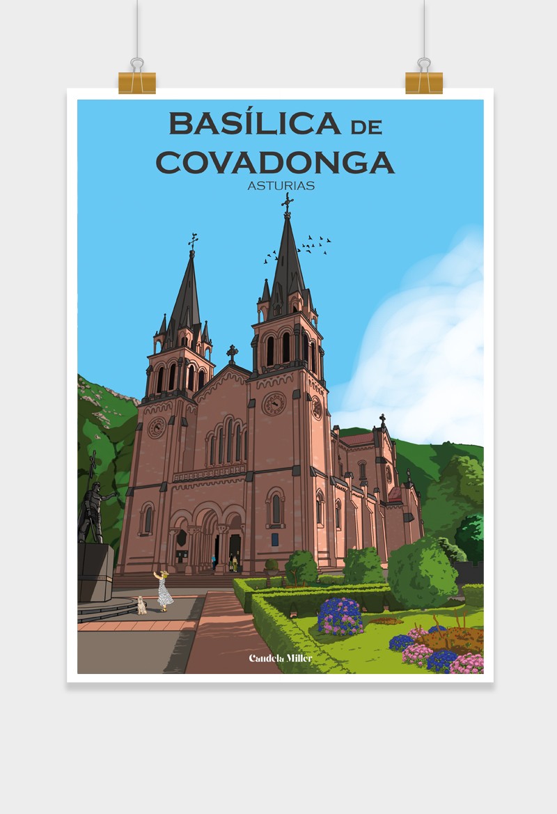 Poster "Basílica de Covadonga"