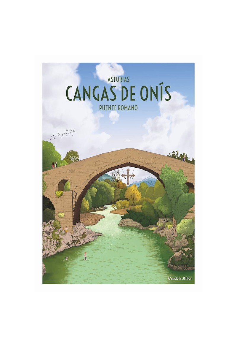 Postal de Cangas de Onís "Puente Romano"