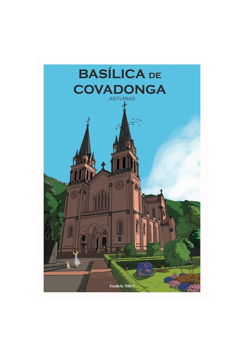 Postal de Asturias "Basílica de Covadonga"