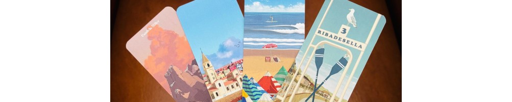 Marcapáginas de Asturias Ilustrados | Arte Asturiano en Papel